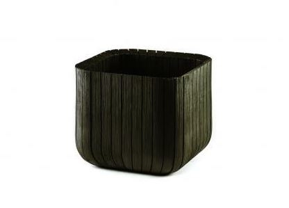 Curver Large Cube Planter virágtartó, Szín: Antracit