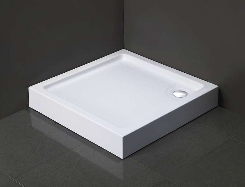 Leziter Udine Line szögletes akril zuhanytálca, Méret: 90x90 cm