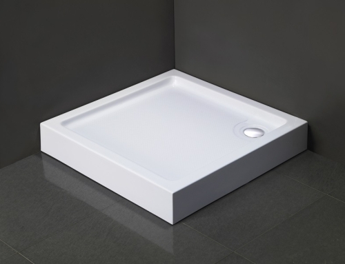 Leziter Udine Line szögletes akril zuhanytálca, Méret: 90x90 cm