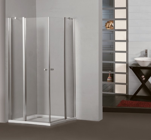 Arttec ELEGANT 90 EXCLUSIVE víztiszta üveggel, Zuhanytálca: Zuhanytálcával