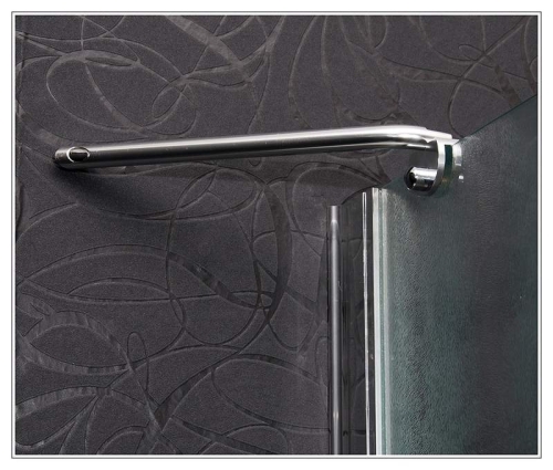 Arttec ELEGANT 90 EXCLUSIVE víztiszta üveggel, Zuhanytálca: Zuhanytálcával