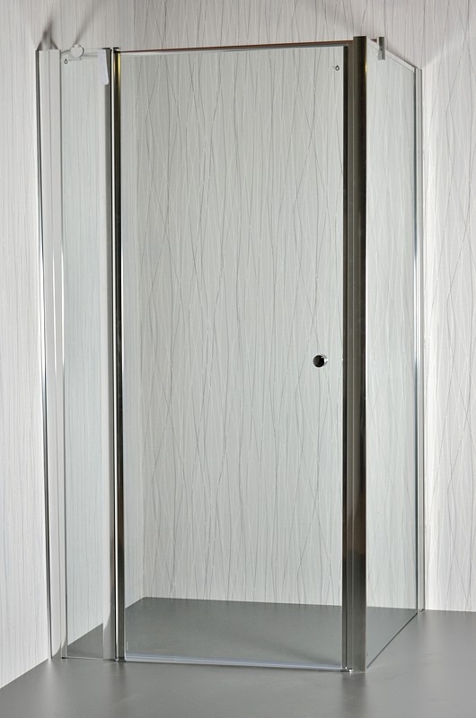 Arttec Moon Clear szögletes nyílóajtós zuhanykabin fix fallal, Méret: 101-106x88x195 cm