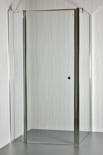 Arttec Moon Clear szögletes nyílóajtós zuhanykabin fix fallal, Méret: 101-106x88x195 cm