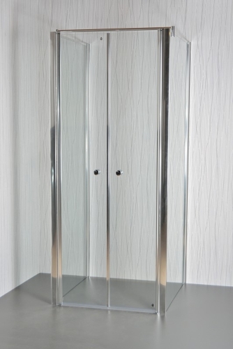 Arttec Saloon Clear falsíkra szerelhető szögletes nyílóajtós zuhanykabin, Méret: 85x86,5-88x195 cm