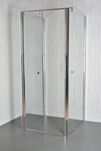 Arttec Saloon Clear falsíkra szerelhető szögletes nyílóajtós zuhanykabin, Méret: 75x86,5-88x195 cm