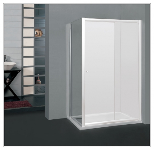 Arttec P-50 Clear zuhanyfal, króm, Zuhanyfal méret: 80x195 cm