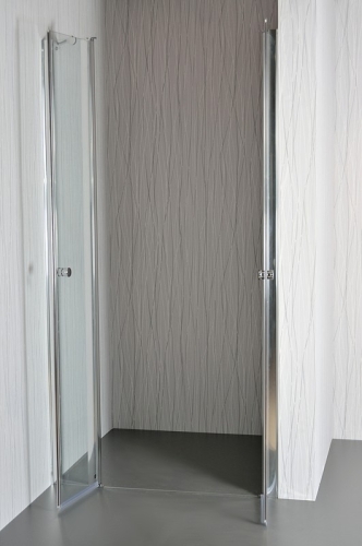 Arttec Saloon Clear zuhanyajtó fix fallal, Méret: 96-101x195 cm