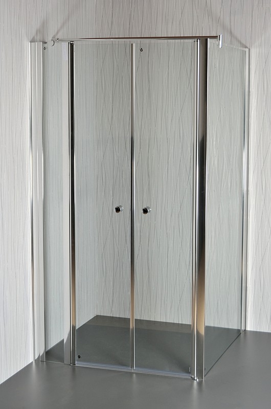 Arttec Saloon Clear nyilóajtós zuhanykabin fix fallal, Méret: 86-91x88x195 cm