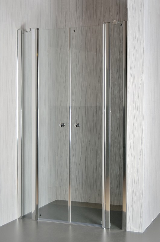 Arttec Saloon Clear zuhanyajtó két fix fallal, Méret: 122-127x195 cm