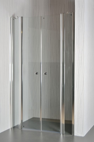 Arttec Saloon Clear zuhanyajtó két fix fallal, Méret: 122-127x195 cm