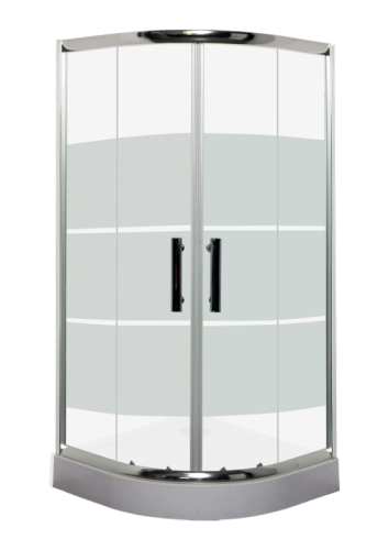 Leziter Spirit New Line íves zuhanykabin, Zuhanykabin méret: 90x90 cm, Zuhanytálca: Zuhanytálcával