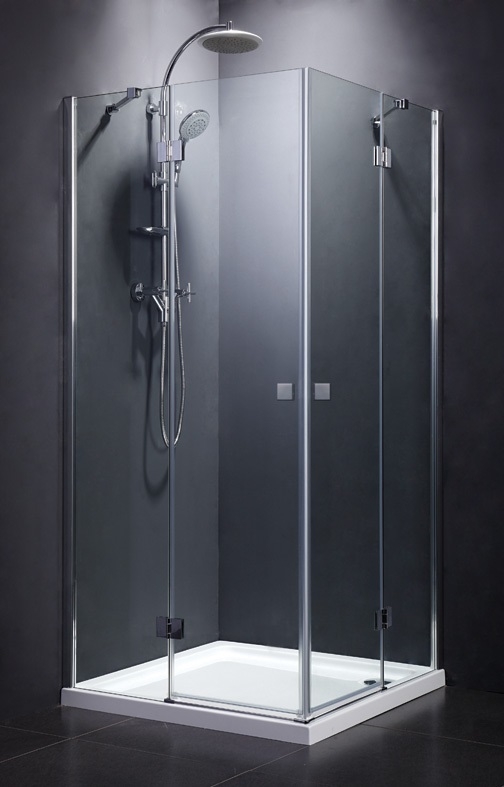 Leziter Trenic Clear szögletes dupla nyílóajtós zuhanykabin