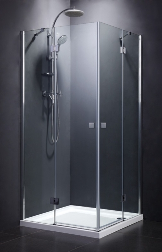 Leziter Trenic Clear szögletes dupla nyílóajtós zuhanykabin