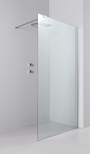 Leziter Genova Walk-In sarokba szerelhető zuhanykabin, Méret: 140x195 cm