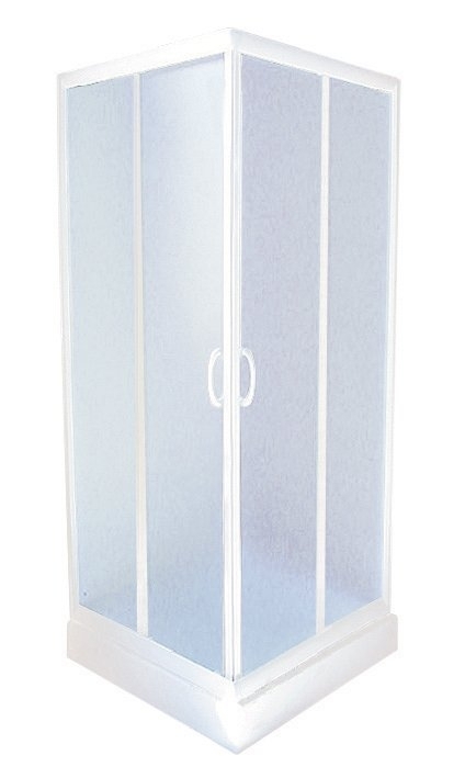 Sanotechnik sarokkabin 2 tolóajtóval, fehér 90-es M1390W