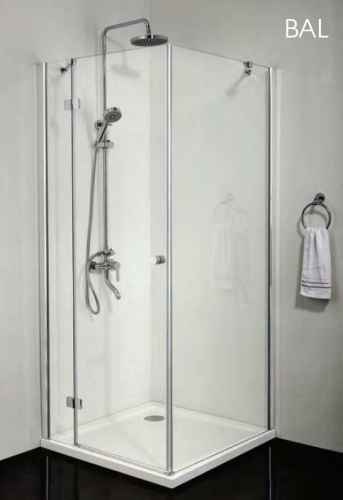 Sanotechnik Smartflex nyílóajtós szögletes zuhanykabin D12111R+D11100