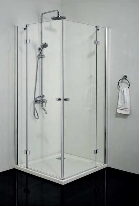 Sanotechnik Smartflex dupla nyílóajtós szögletes zuhanykabin D12120L+D12121R