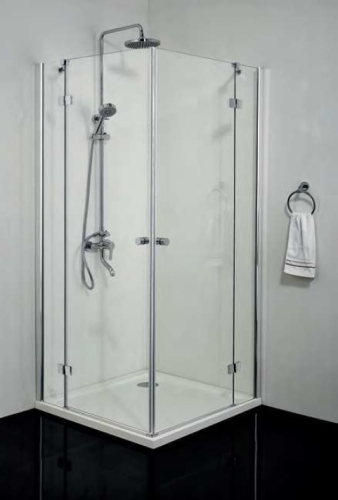 Sanotechnik Smartflex dupla nyílóajtós szögletes zuhanykabin D12120L+D12121R
