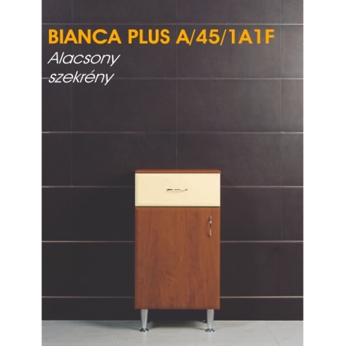 Vertex Bianca Plus alacsony 45 szekrény egy ajtóval és egy fiókkal