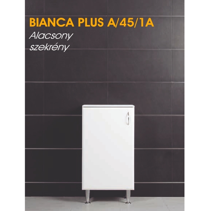 Vertex Bianca Plus alacsony 45 szekrény szennyestartóval