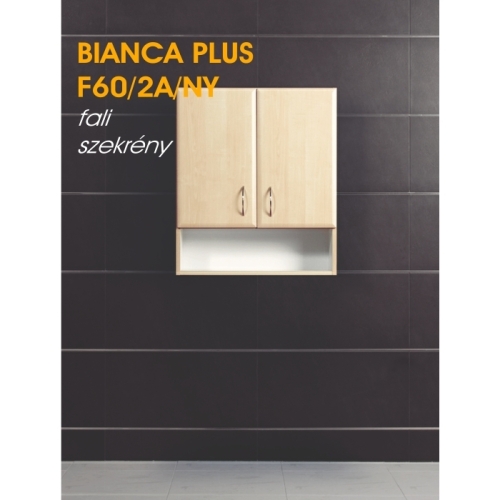 Vertex Bianca Plus fali 60 szekrény két ajtóval és nyitott polccal