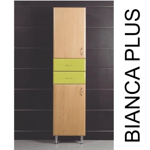 Vertex Bianca Plus magas 45 szekrény két ajtóval és két fiókkal