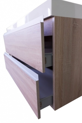 Leziter SOL 100 komplett fürdőszoba bútor 2 ajtós tükrös felső résszel