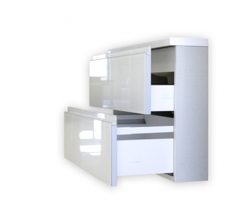 Vertex Minimal Versa 80 üveg frontos alsó bútor