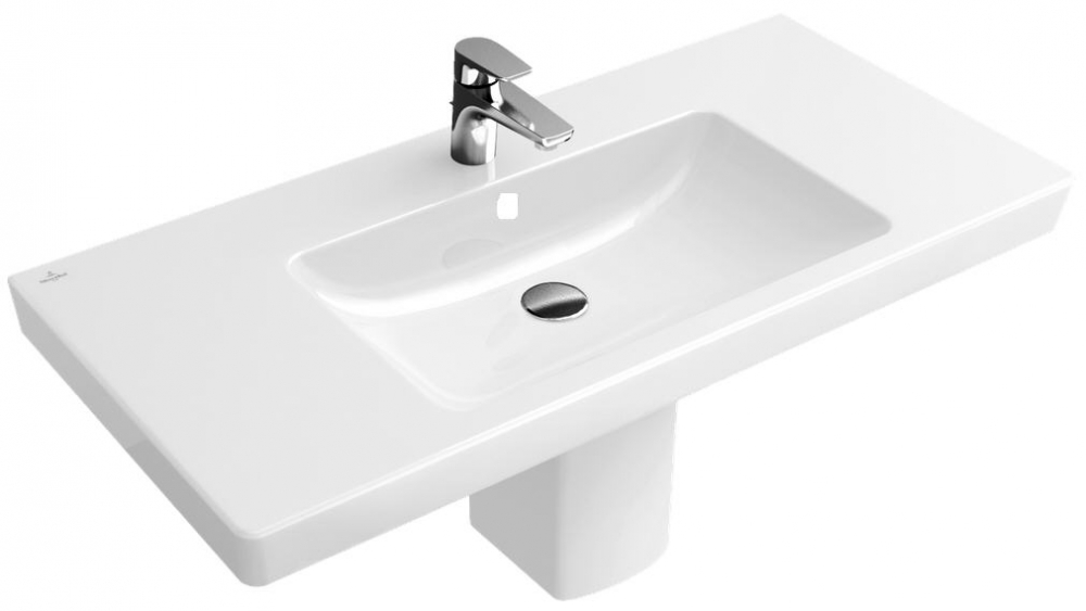 Villeroy & Boch Subway 2.0 80x47 cm mosdó túlfolyó nélkül 7175 81 01 (71758101)