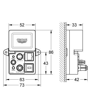 Grohe GROHE F-digital Deluxe BT-01A Bluetooth egység 36371 000 (36371000)