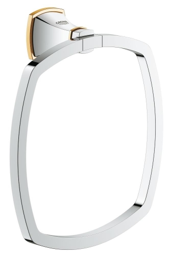 Grohe Grandera törölközőtartó tartó gyűrű, króm/arany 40630 IG0 (40630IG0)