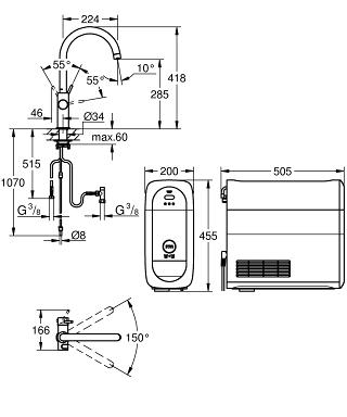 Grohe Blue Home C-kifolyóval 31455 000 (31455000)