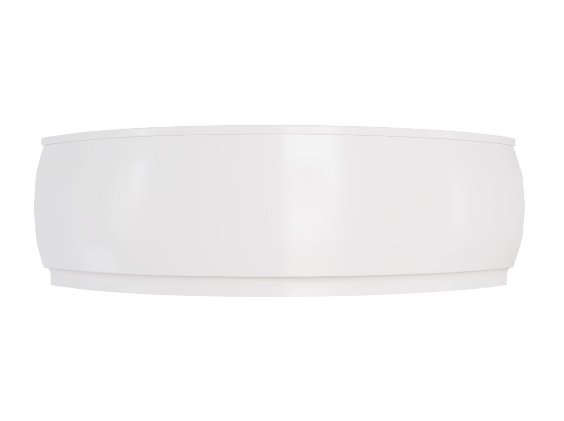 Besco LUKSJA 148 cm kád előlap, fehér OAL-150-NS