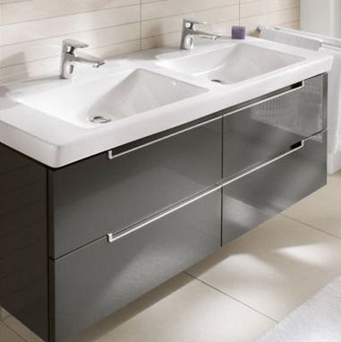 Villeroy & Boch Subway 2.0 130x47 cm mosdó, túlfolyó nélkül 7175 D1 01 (7175D101)