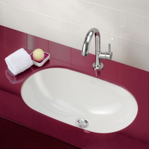 Villeroy & Boch Architectura 54x34 cm alulról beépíthető mosdó, CeramicPlus felülettel 4176 60 R1 (417660R1)