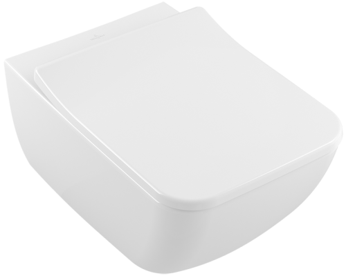 Villeroy & Boch Legato perem nélküli fali wc szett, ülőkével CeramicPlus felülettel 5663 RL R1 (5663RLR1)