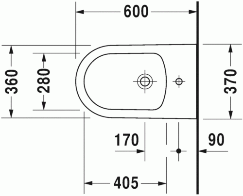 Duravit ME by Starck álló bide 2289100000