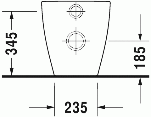 Duravit ME by Starck álló wc HygieneGlaze felület 2169092000