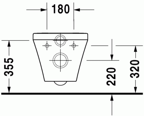 Duravit Durastyle fali wc 2537090000