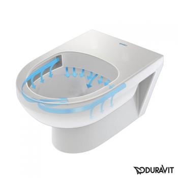 Duravit Durastyle Basic Rimless (öblítőperem nélküli) fali wc HygieneGlaze felület 2562092000