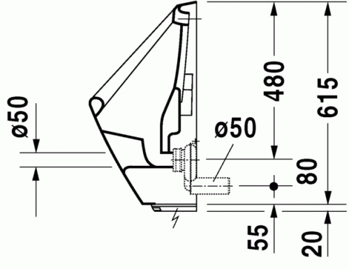 Duravit Utronic elektronikus (elem) piszoár 0830370000