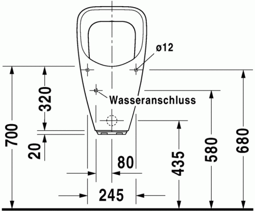 Duravit Utronic elektronikus (elem) piszoár 0830370000