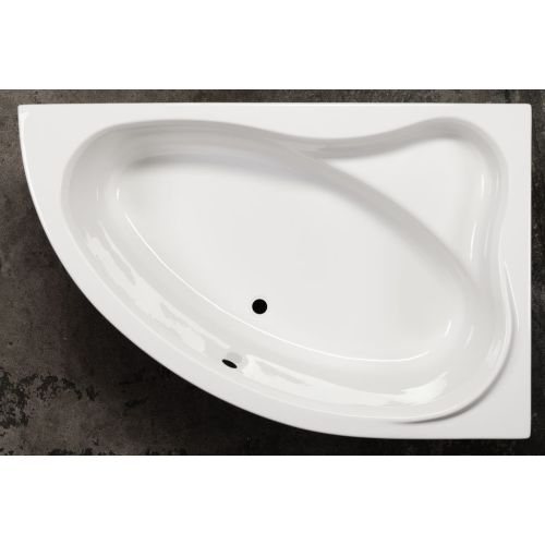 Sanotechnik KRK 150x98 cm balos aszimmetrikus sarokkád, fehér 406010