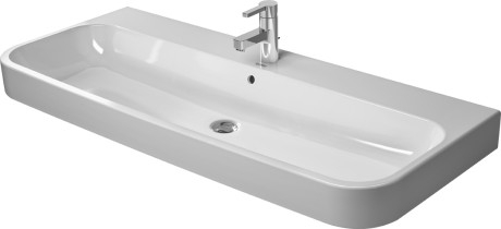 Duravit Happy D.2 120x50,5 cm bútorral aláépíthető mosdó csiszolt három csaplyukkal 2318120025