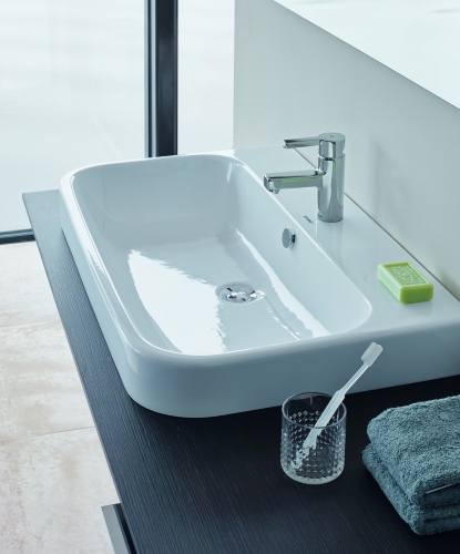 Duravit Happy D.2 80x50,5 cm bútorral aláépíthető mosdó csiszolt 2318800027