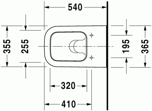 Duravit Happy D.2 fali wc 2221090000