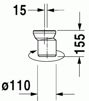 Duravit Vario- csatlakozókészlet 0014220000