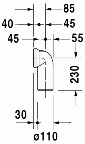 Duravit Vario- csatlakozókészlet 0014220000