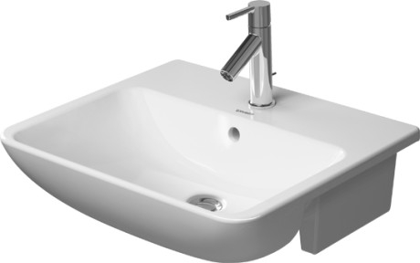 Duravit ME by Starck 55x45,5 cm félig beépíthető mosdó 0378550000