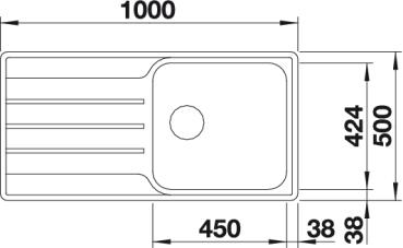 BLANCO LEMIS XL 6 S-IF rozsdamentes mosogató 523034